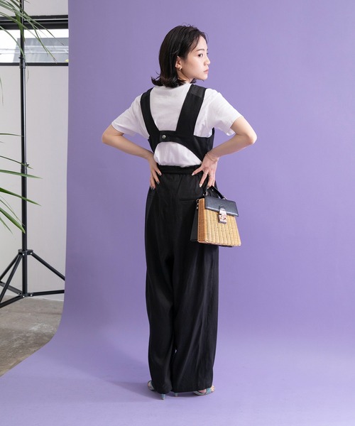 「Eimee Law」 オーバーオール 38 ネイビー レディースの画像