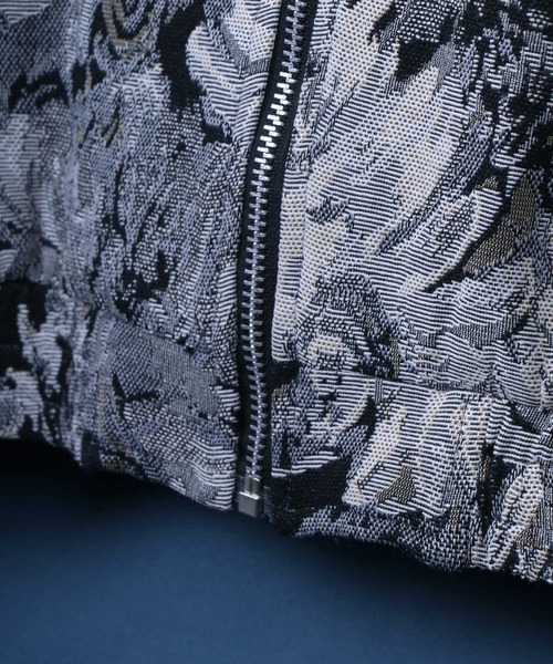 「ANPAS」 「garcon wave」ブルゾン L グレー メンズ_画像6