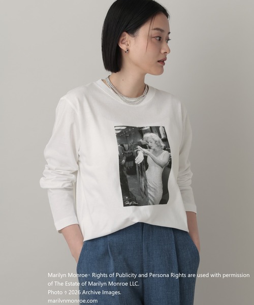 tシャツ Marilyn TEE_長袖 レディースの画像