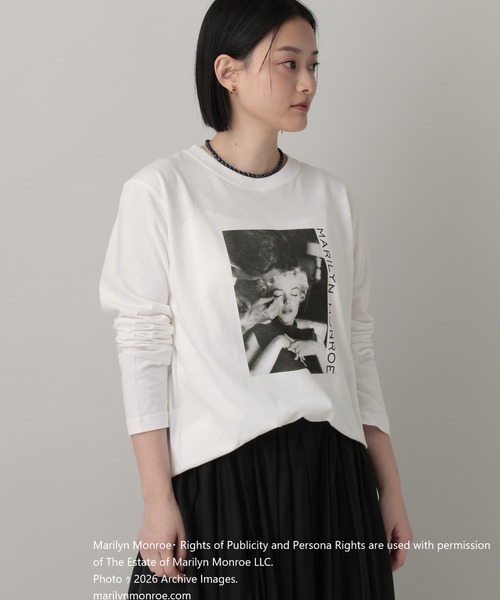 tシャツ Marilyn TEE_長袖 レディースの画像