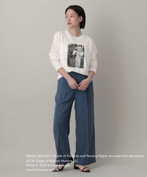 tシャツ Marilyn TEE_長袖 レディースの画像