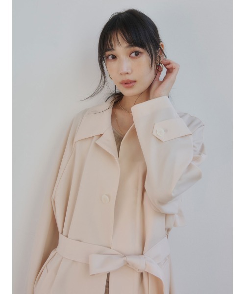 anuans（アニュアンス） ステンカラーコート コート ウールステン