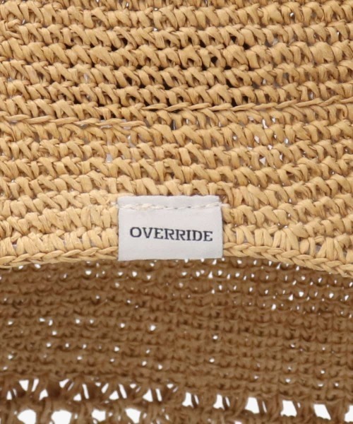 「OVERRIDE」 ハット 58cm ネイビー レディース_画像5