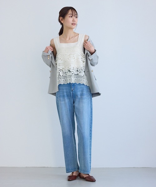 ROPE' PICNIC（ロペ ピクニック） キャミソール ケミカルレース