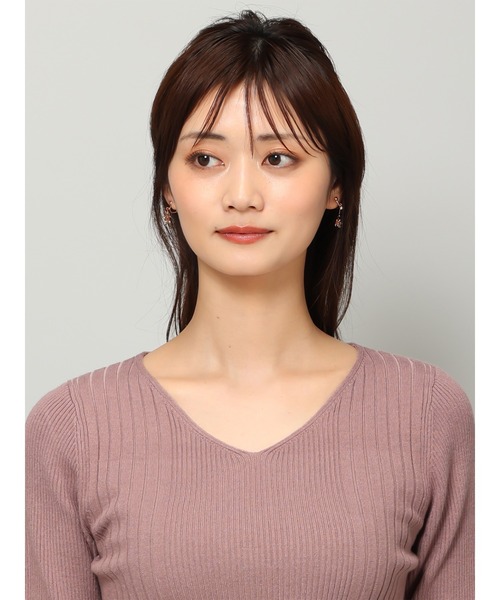 「MISCH MASCH」 長袖ニット M モカ レディース_画像5