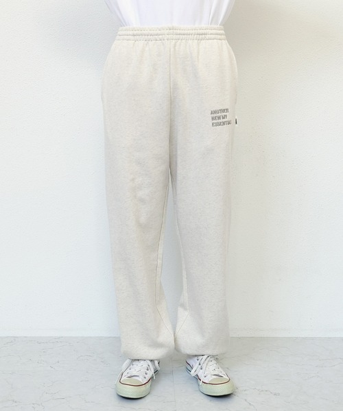 「ANME」 スウェットパンツ M 杢グレー レディース_画像2