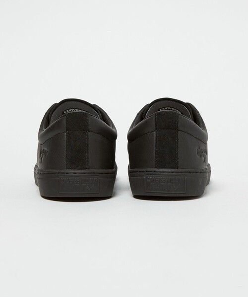 スニーカー 「別注」「CONVERSE」GLR オールスター クップ OX レザー ブラック ドレス スニーカー メンズの画像
