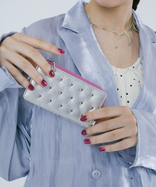 「TINA：JOJUN」 カードケース F シルバー レディース_画像7