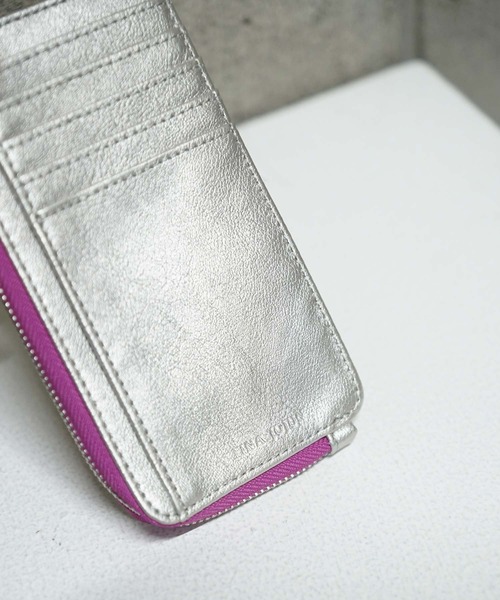 「TINA：JOJUN」 カードケース F シルバー レディース_画像9