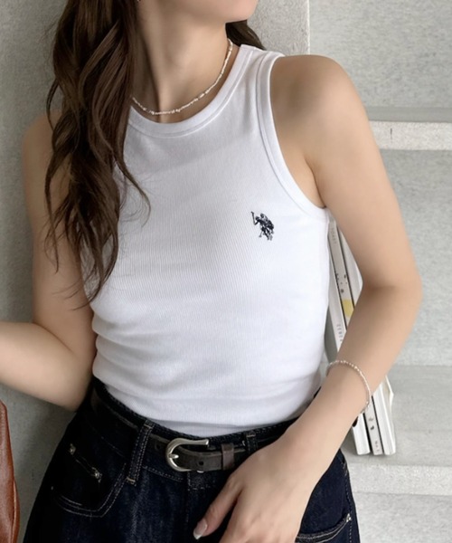 U.S. POLO ASSN.（ユーエスポロアッスン） タンクトップ ノースリーブ