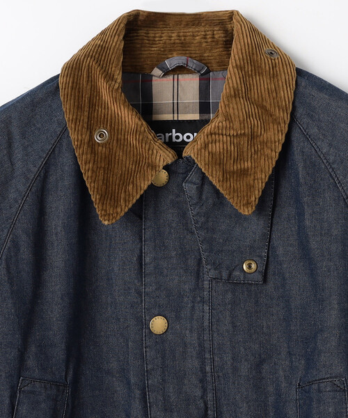 ブルゾン アウター Barbour/バブアー OS BEDALE DENIM CASUAL JACKET メンズの画像