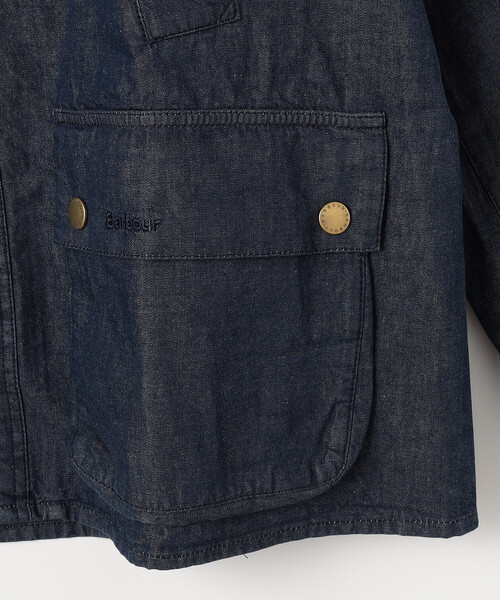 ブルゾン アウター Barbour/バブアー OS BEDALE DENIM CASUAL JACKET メンズの画像