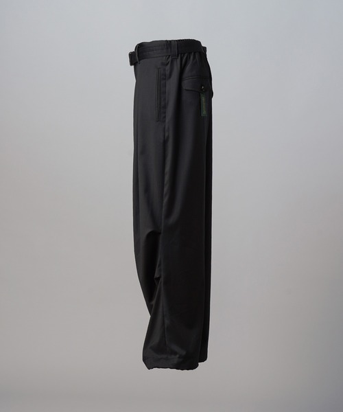 ワイドパンツ スラックス メンズ レディースの画像