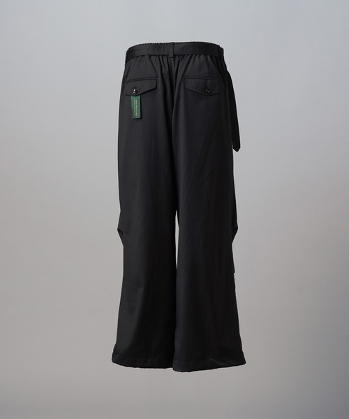 ワイドパンツ スラックス メンズ レディースの画像