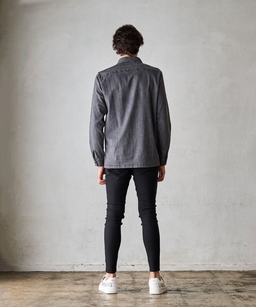 「RATTLE TRAP」 長袖シャツ S ライトグレー メンズ_画像4