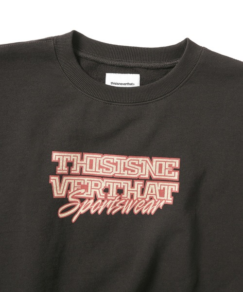 thisisneverthat（ディスイズネバーザット） スウェットカットソー S