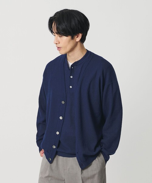 UNITED ARROWS【ケーブル Vネック カーディガン】 UNITED ARROWS（ユナイテッドアローズ）の「＜UNITED ARROWS＞W/N