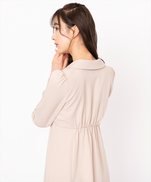 「SWINGLE」 7分袖ワンピース MEDIUM ピンク レディース_画像8