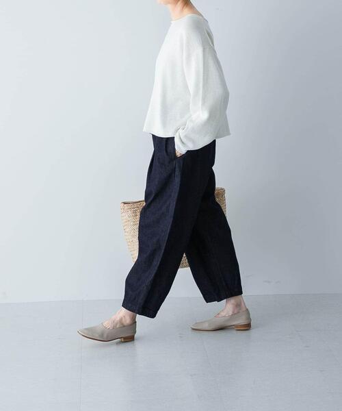 「かぐれ」 デニムパンツ FREE インディゴブルー レディース_3
