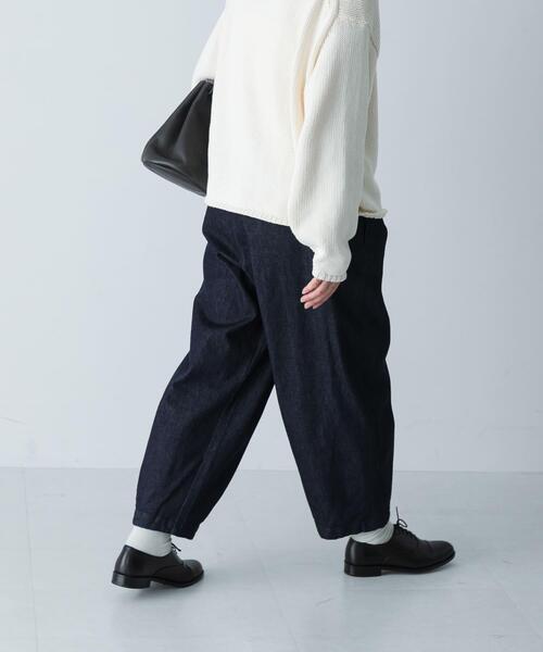 「かぐれ」 デニムパンツ FREE インディゴブルー レディース_5