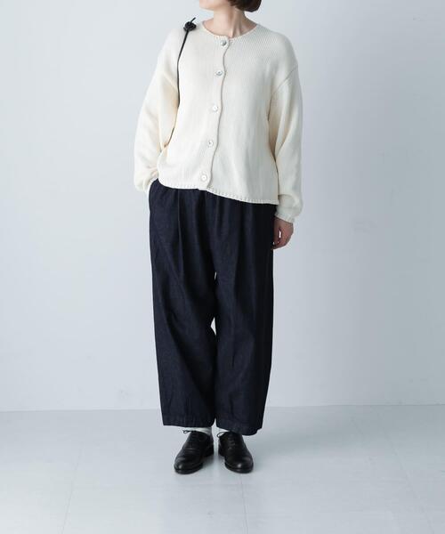 「かぐれ」 デニムパンツ FREE インディゴブルー レディース_6