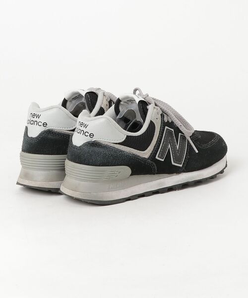 「New Balance」 ローカットスニーカー 22cm ブラック レディース_画像2