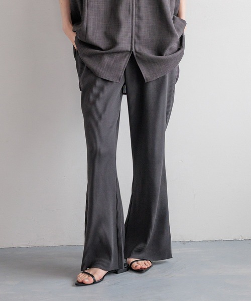 「LOWRYS FARM」 イージーパンツ MEDIUM パープル レディース_画像8