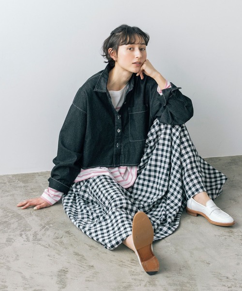 studio CLIP（スタディオクリップ） ロング スカート 「natural by