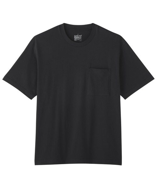無印良品（MUJI） tシャツ 紳士 洗いざらし天竺編みクルーネックワイド