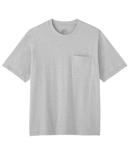 無印良品（MUJI） tシャツ 紳士 洗いざらし天竺編みクルーネックワイド