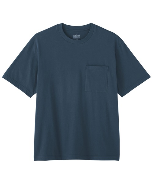 無印良品（MUJI） tシャツ 紳士 洗いざらし天竺編みクルーネックワイド