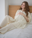 マタニティ 授乳対応 マタニティパジャマ 半袖...の詳細画像1