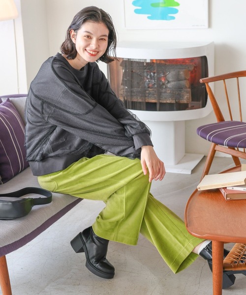 「niko and...」 スウェットカットソー MEDIUM ブルー レディース_画像6