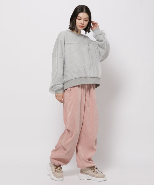 「niko and...」 スウェットカットソー MEDIUM ブルー レディース_画像9