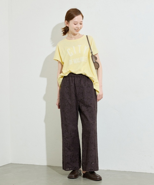 「RIDING HIGH」 半袖Tシャツ FREE チャコールグレー レディース_画像4