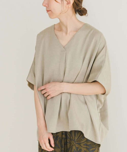 「ITEMS URBANRESEARCH」 半袖カットソー FREE カーキ レディース_画像9