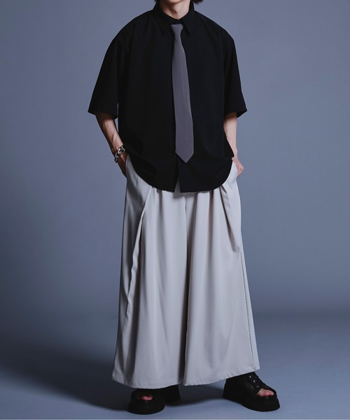 「Ellno Loset」 半袖シャツ LARGE ブルー系その他 メンズ_画像6