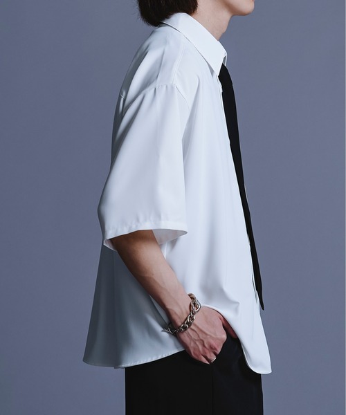 「Ellno Loset」 半袖シャツ LARGE ブルー系その他 メンズ_画像9