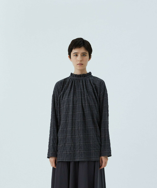「conges payes ADIEU TRISTESSE」 長袖ブラウス 38 グレー系その他 レディース_画像2