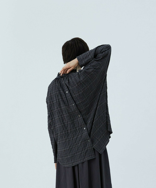 「conges payes ADIEU TRISTESSE」 長袖ブラウス 38 グレー系その他 レディース_画像6