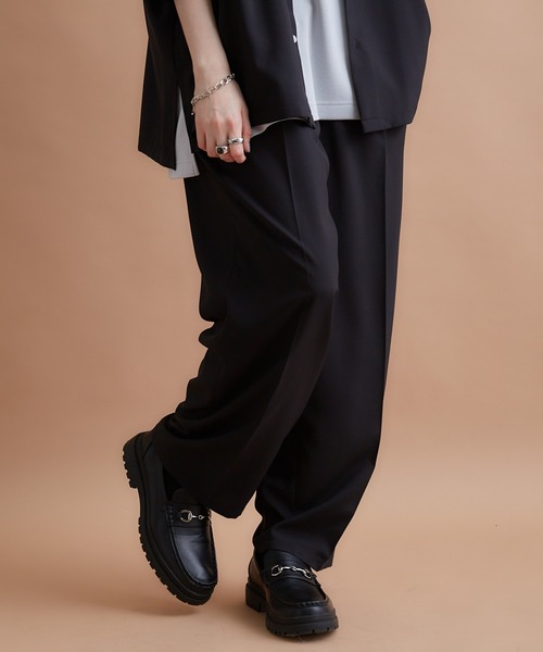 「JUNRED」 スラックス M ブラック メンズ_画像7