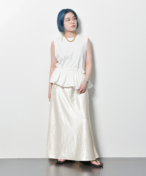 「CITYSHOP」 スカート 38 アイボリー レディース_画像4