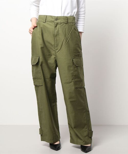 「IENA」 カーゴパンツ 36 グリーン レディース_画像4