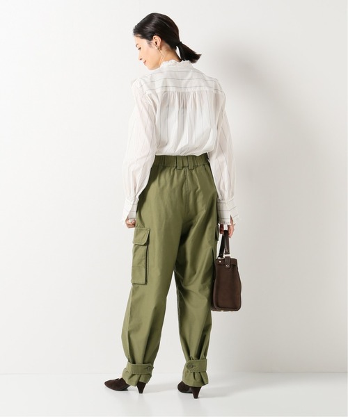 「IENA」 カーゴパンツ 36 グリーン レディース_画像7
