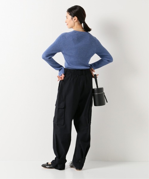 「IENA」 カーゴパンツ 36 グリーン レディース_画像8