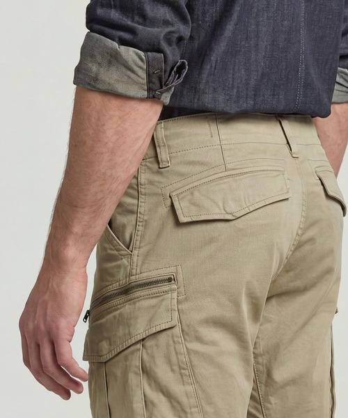 G-STAR RAW ワイドパンツ カーゴパンツ ROVIC ZIP 3D STRAIGHT TAPERED