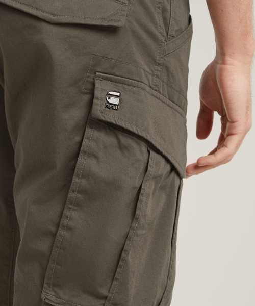 G-STAR RAW カーゴパンツ ROVIC ZIP 3D STRAIGHT TAPERED PANT/立体