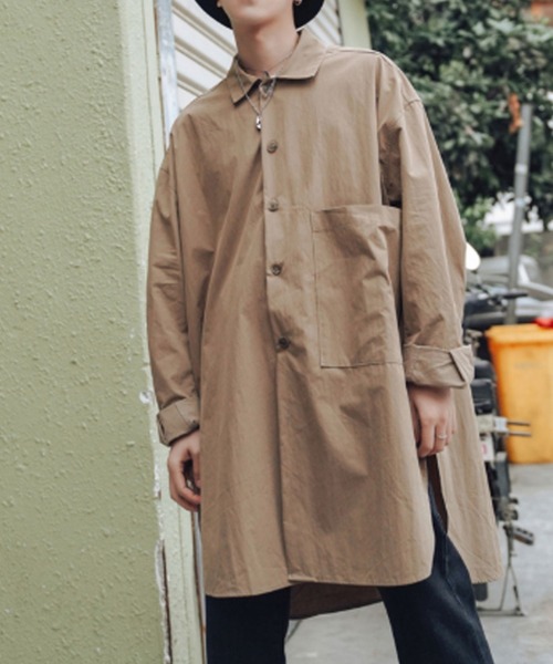 Masnou design オーバーサイズ　シャツコート Masnou design オーバーサイズ シャツコート