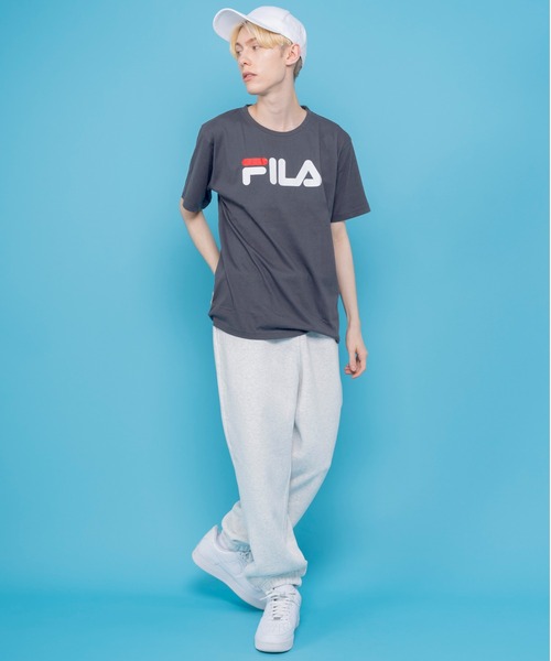 FILA tシャツ 「FILA／フィラ」ポケット付き ワンポイント刺繍
