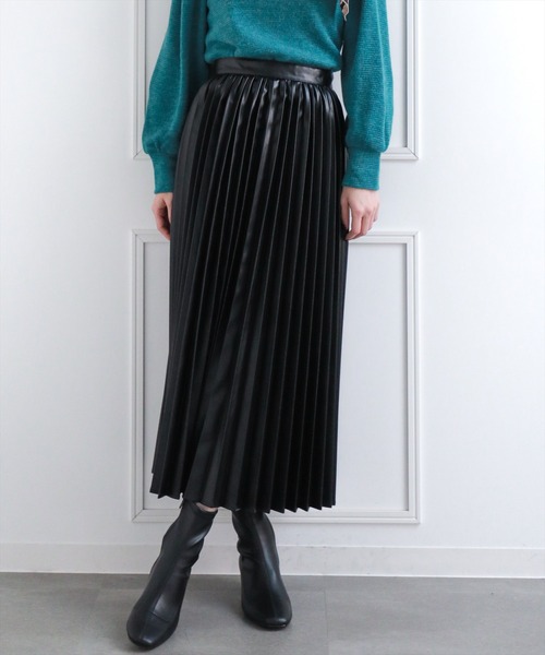 スカート フェイクレザープリーツスカート Zozotown Paypayモール店 通販 Paypayモール